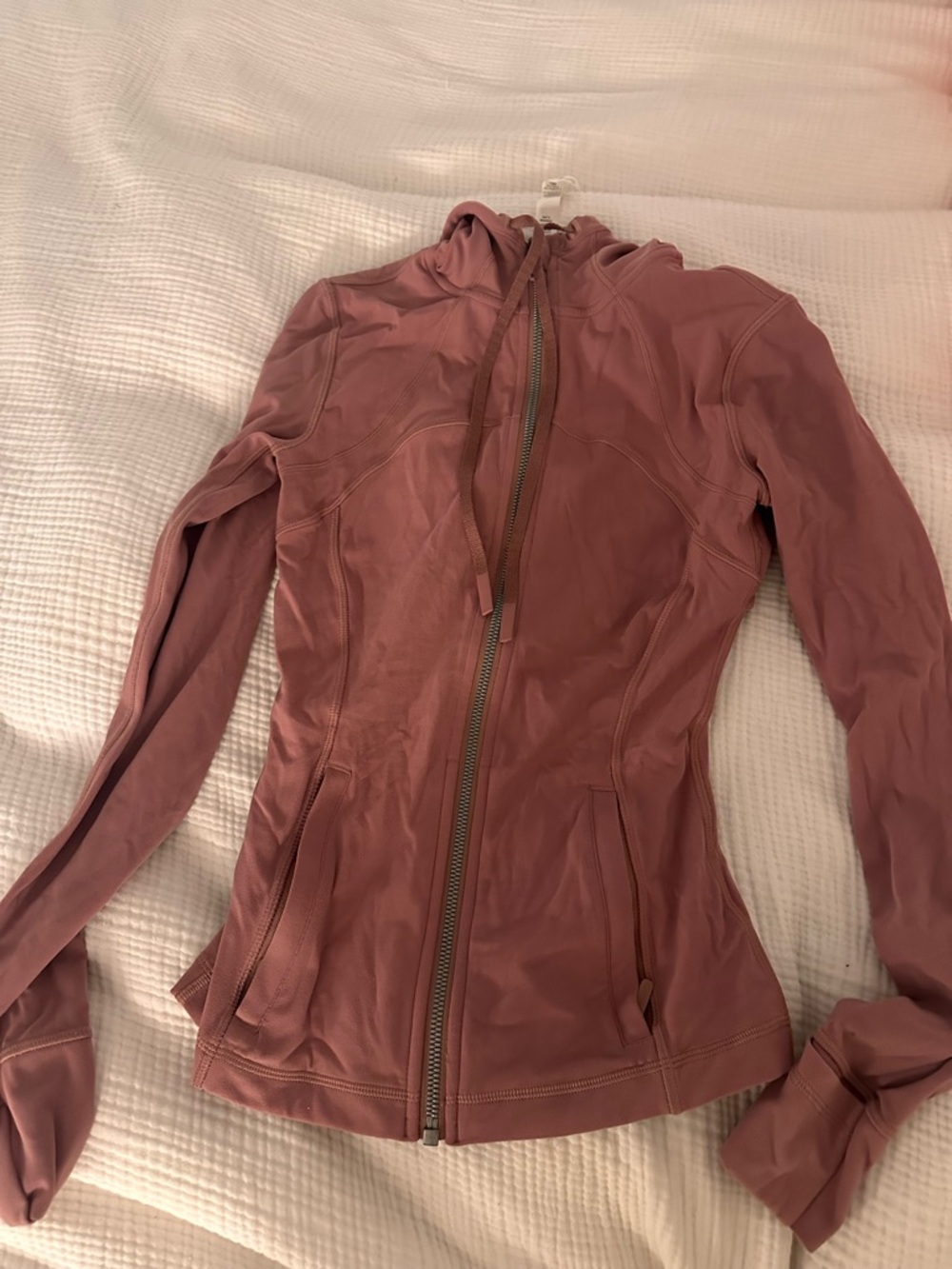 Lululemon Women’s Dusty Rose Zip-Up Active Jacket Size 2